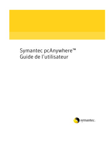 Mode d'emploi | Symantec pcAnywhere v11.5 Manuel utilisateur | Fixfr