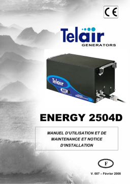 Telair Energy 2504D Manuel utilisateur