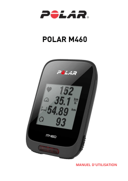 Polar M460 Manuel utilisateur