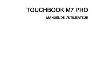 Blu Touchbook M7 PRO Manuel du propriétaire | Fixfr