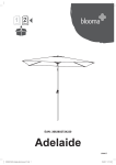 Blooma LR2x3m Manuel utilisateur