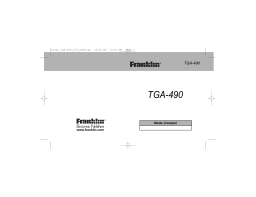 Franklin TGA-490 Manuel utilisateur