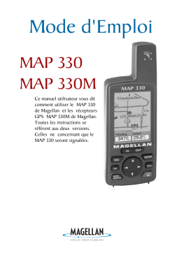 Magellan MAP 330 Manuel utilisateur