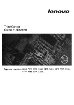 Lenovo 9485 Manuel utilisateur