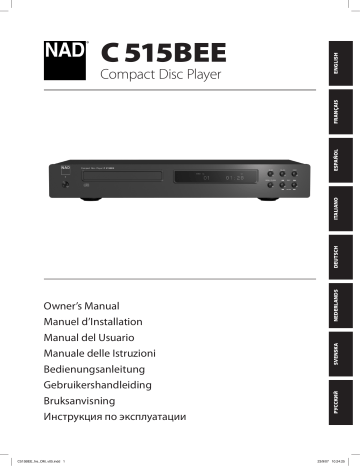 Manuel du propriétaire | NAD C515BEE Manuel utilisateur | Fixfr