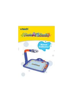 VTech PHOTO ART STUDIO Manuel utilisateur