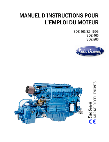 Solé Diesel SDZ-205 Engine Manuel utilisateur | Fixfr