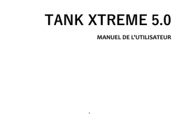 Blu Tank Xtreme 5.0 Manuel du propriétaire