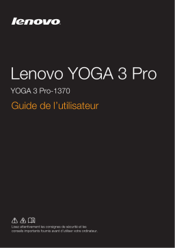 Lenovo Yoga 3 Pro 1370 Manuel utilisateur