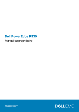 Dell PowerEdge R930 server Manuel du propriétaire
