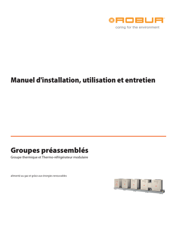 GAHP A | GA ACF HR | GAHP GS | GAHP-AR | GA ACF LB | AY CONDENSING | GA ACF HT | GA ACF TK | GA ACF | Robur GAHP WS HEAT PUMP Manuel utilisateur | Fixfr