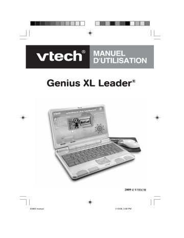 Manuel du propriétaire | VTech GENIUS XL LEADER Manuel utilisateur | Fixfr