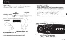 CTEK MXS 3.8 EU Manuel du propriétaire