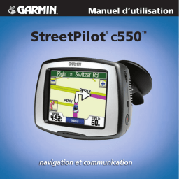 Garmin StreetPilot® c550 Manuel utilisateur