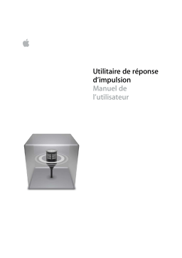 Apple UTILITAIRE DE REPONSE D IMPULSION Manuel utilisateur