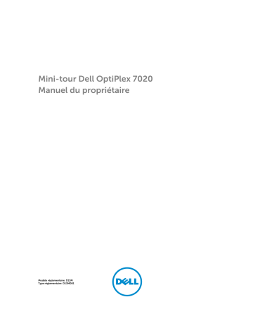 Dell OptiPlex 7020 desktop Manuel du propriétaire | Fixfr