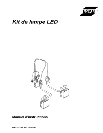 ESAB LED lamp kit Manuel utilisateur | Fixfr