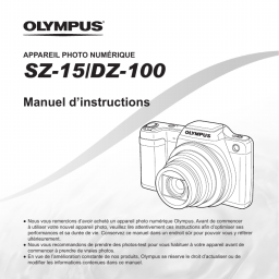 Olympus SZ-15 Manuel utilisateur