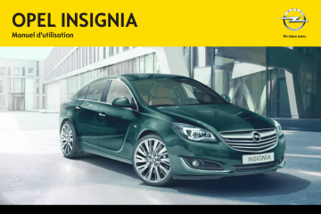 Manuel du propriétaire | Opel Insignia 2013 Manuel utilisateur | Fixfr