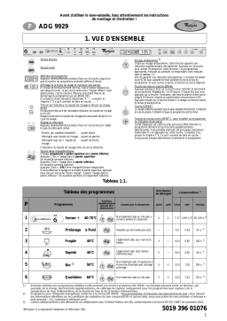 Whirlpool ADG 9929 Manuel utilisateur