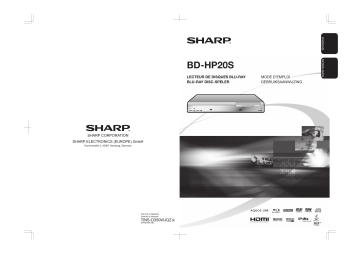 Manuel du propriétaire | Sharp BD HP 90 Manuel utilisateur | Fixfr