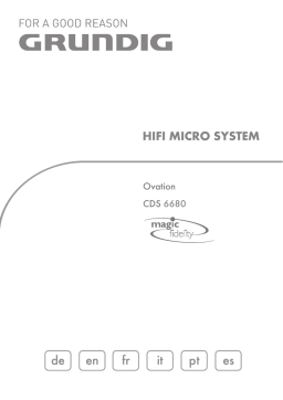 Grundig CDS 6680 USB OVATION Manuel utilisateur