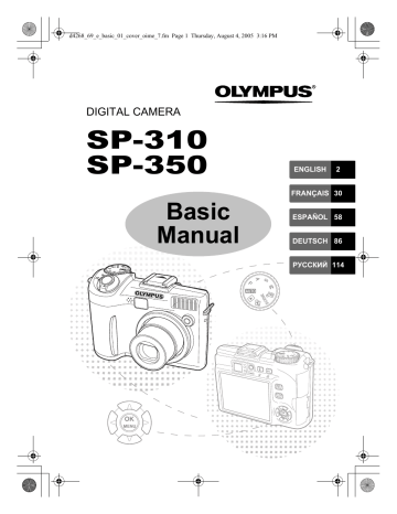 SP350 | Olympus SP310 Manuel utilisateur | Fixfr