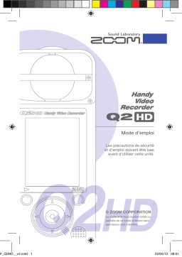 Zoom Q2 HD Mode d'emploi