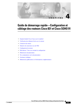 Cisco 831 Manuel utilisateur