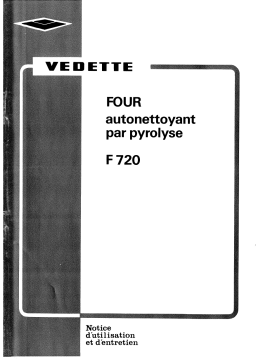 Vedette F720 Manuel utilisateur