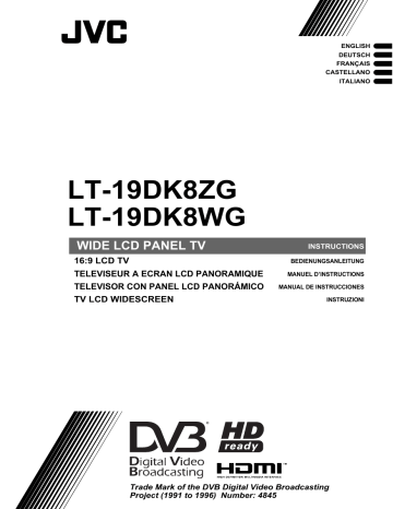 Manuel du propriétaire | JVC LT-19DK8 Manuel utilisateur | Fixfr