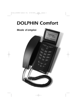 FRANCE TELECOM DOLPHIN COMFORT Manuel utilisateur