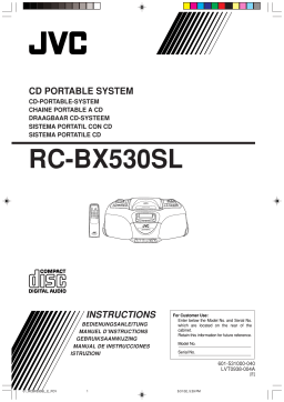 JVC RC-BX530 Manuel utilisateur