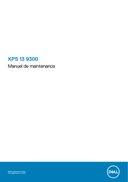 Dell XPS 13 9300 laptop Manuel utilisateur