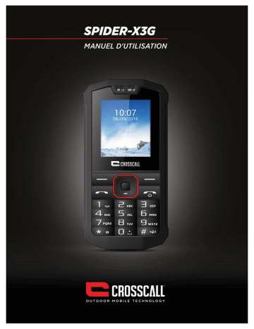 Crosscall Spider X3G Manuel utilisateur | Fixfr