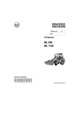 Wacker Neuson 1150 All Wheel Steer loader Manuel utilisateur