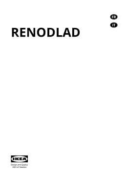 IKEA RENODLAD Manuel utilisateur