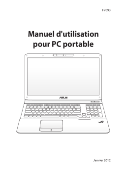 Asus G75VX-T4216H Manuel utilisateur