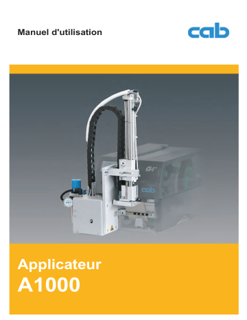 Mode d'emploi | CAB A+ series applicators Manuel utilisateur | Fixfr