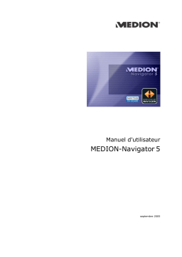 Medion Navigator 5 Manuel utilisateur