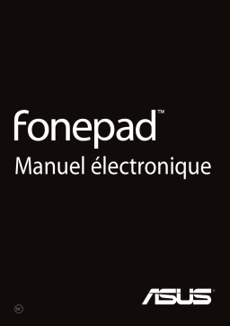 Asus FONEPAD ME371MG-1B035AFONEPAD ME371MG-1I028A Manuel utilisateur