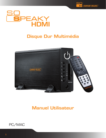 Manuel du propriétaire | DANE-ELEC SO SPEAKY HDMI Manuel utilisateur | Fixfr