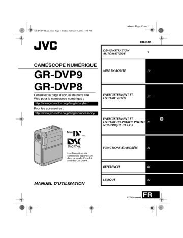 GR DVP8 | JVC GR DVP9 Manuel utilisateur | Fixfr