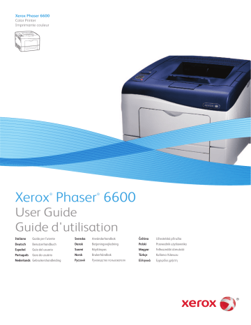 Xerox 6600 Phaser Mode d'emploi | Fixfr