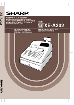 Sharp XE-A202 Manuel utilisateur