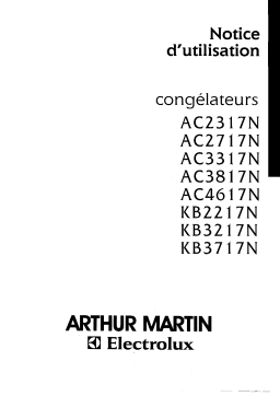 ARTHUR MARTIN KB2217N Manuel utilisateur