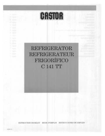 Manuel du propriétaire | CASTOR C141TT Manuel utilisateur | Fixfr