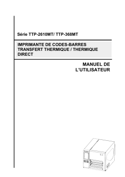 TSC TTP-2610MT Series Manuel utilisateur