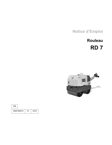 RD7H-S | RD7H-S EU | RD7-RAW | Wacker Neuson RD7H-ES EU Tandem Roller Manuel utilisateur | Fixfr