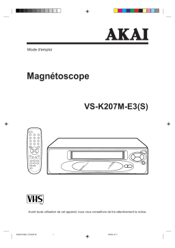 Akai VSK207M Manuel utilisateur